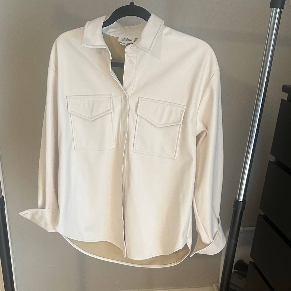 Chic White Button Down Shirt